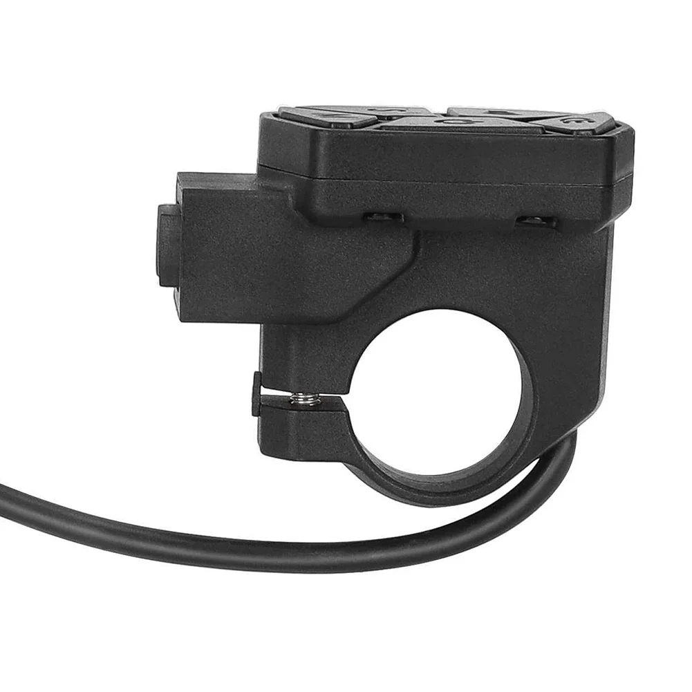 

7 Function 6 Pin Waterproof Head Electric Scooter Integrated Control Button For Left/right Turn Signal/horns/ Headlights Switch