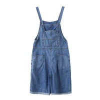 Spring Summer Jean Short Jumpsuits Women Casual Streetwear Loose Wide Leg Shorts Denim Overalls Straps Rompers Cargo Baggy Pants - Image 3