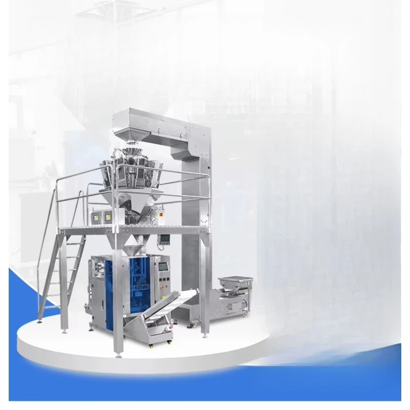 Automatic high-precision 2 4 6 10 14 24-head multi-head weighing, filling, packaging food and snack packaging machine