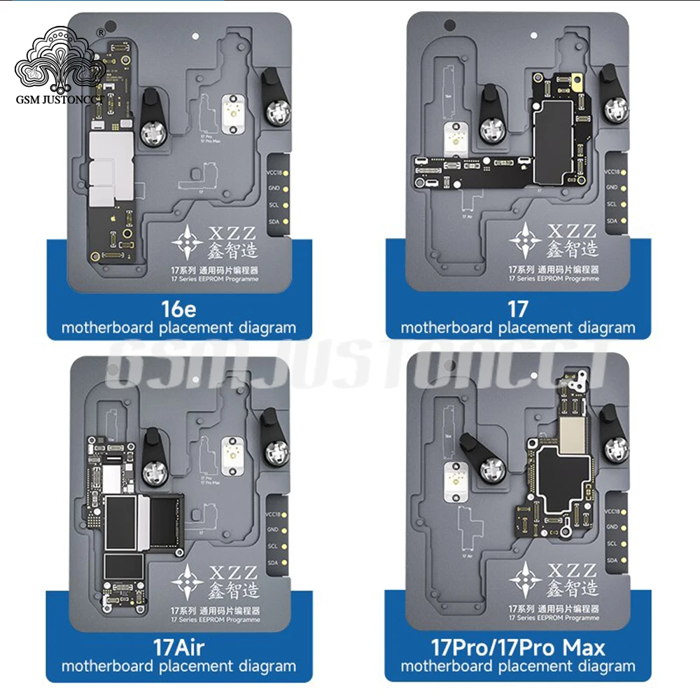 

XINZHIZAO i6/i7-EEPROM Baseband Logic Programmer Without Disassembly Reading and Writing for iPhone 15-17 Series Chip Tester