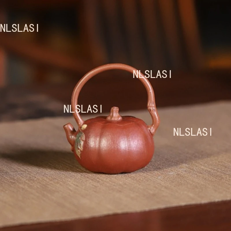 

110 мл Duan Ni тыквенный луч чайник бытовой чайник китайский креативный чайник кунг-фу чай маленькая емкость Исин чайник