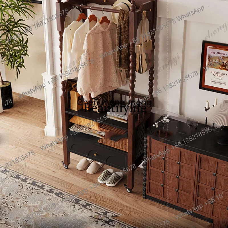

EE182 Luxury Minimalist Coat Racks Wardrobes Organizer Wooden Wall Cabinet Coat Racks Hanging Cabinet Arara De Roupa Home Furnit
