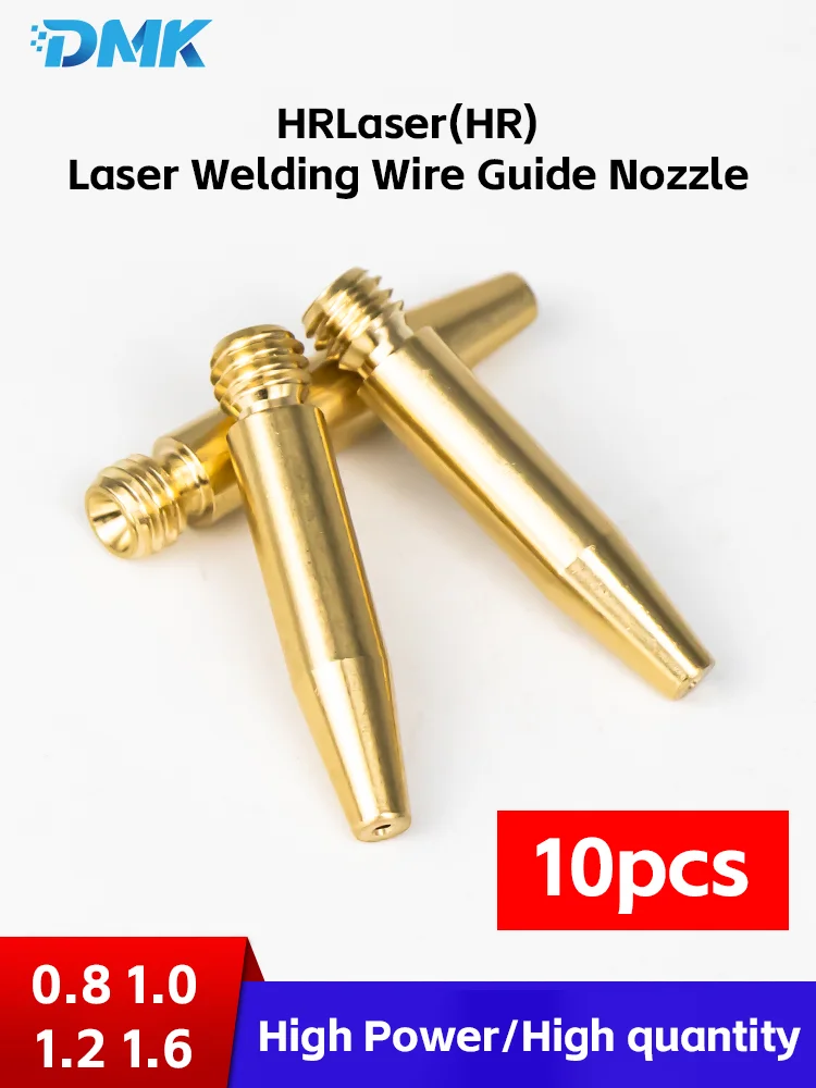 

HRLaser Laser Welding Wire Guide Nozzle WSX Weld Wire feed nozzles H31.5 M6 HuanRi Copper Nozzle Apertures 0.8-1.6mm For Welder