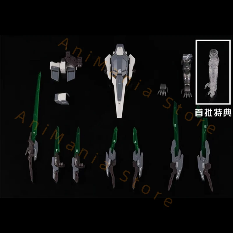 재고 있음 Xuxin 모델 Mg GN-001 Astraea R4 Riv Sword Blade 수정 고품질 조립 모델 키트 어린이를위한 장난감 컬렉션