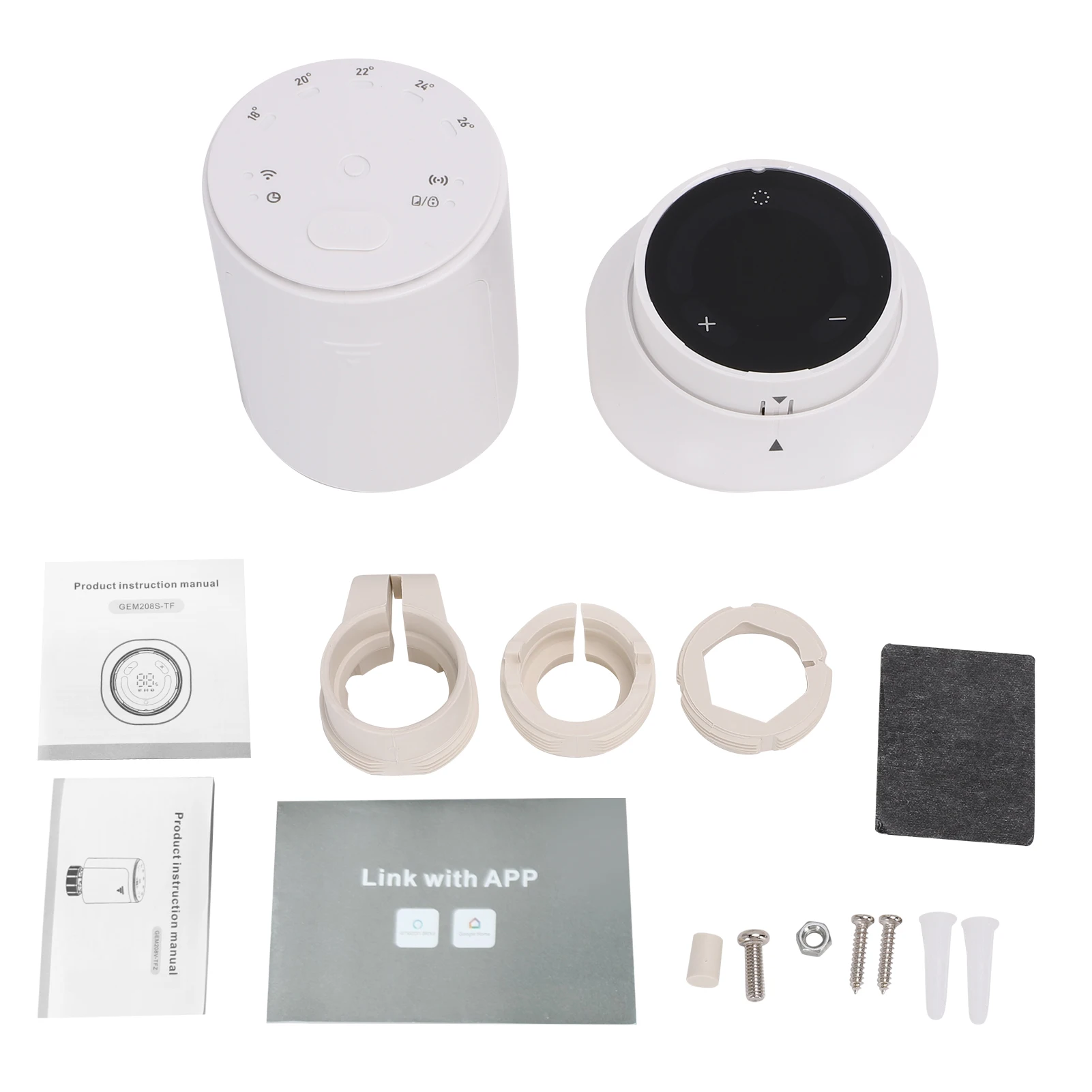 

External sensor thermostat Smart Thermostat Portable with Group Control for Large Spaces Zigbee+RF Zigbee temperature controller