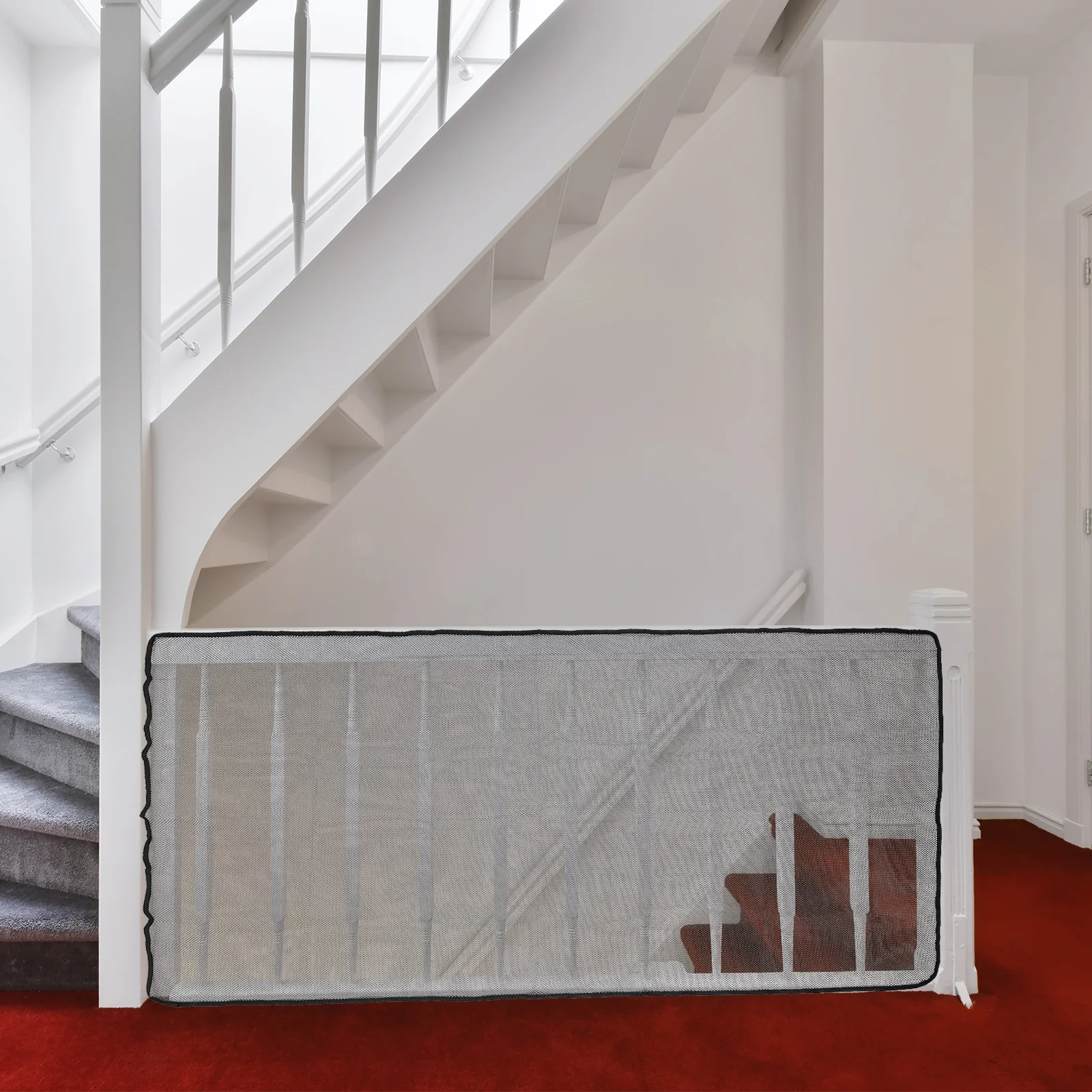 1 مجموعة مزارق شبكة الحرس الطفل درابزين صافي درج حاجز شرفة شاشة 2x0.9 متر الطفل الحيوانات الأليفة برهان صافي المرابس الحرس