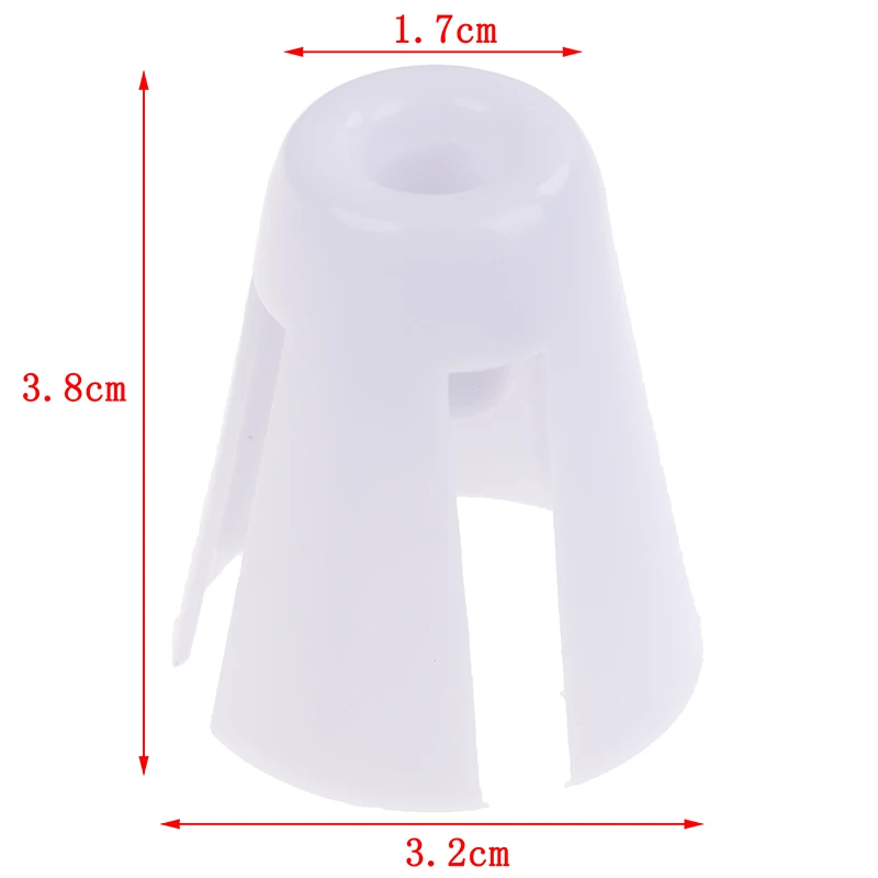 4pcs/Set Thread Spool Cone Holder Overlocker Serger Sewing Durable Plastic White Sewing Tool Accessories 3.2cm X 3.8cm