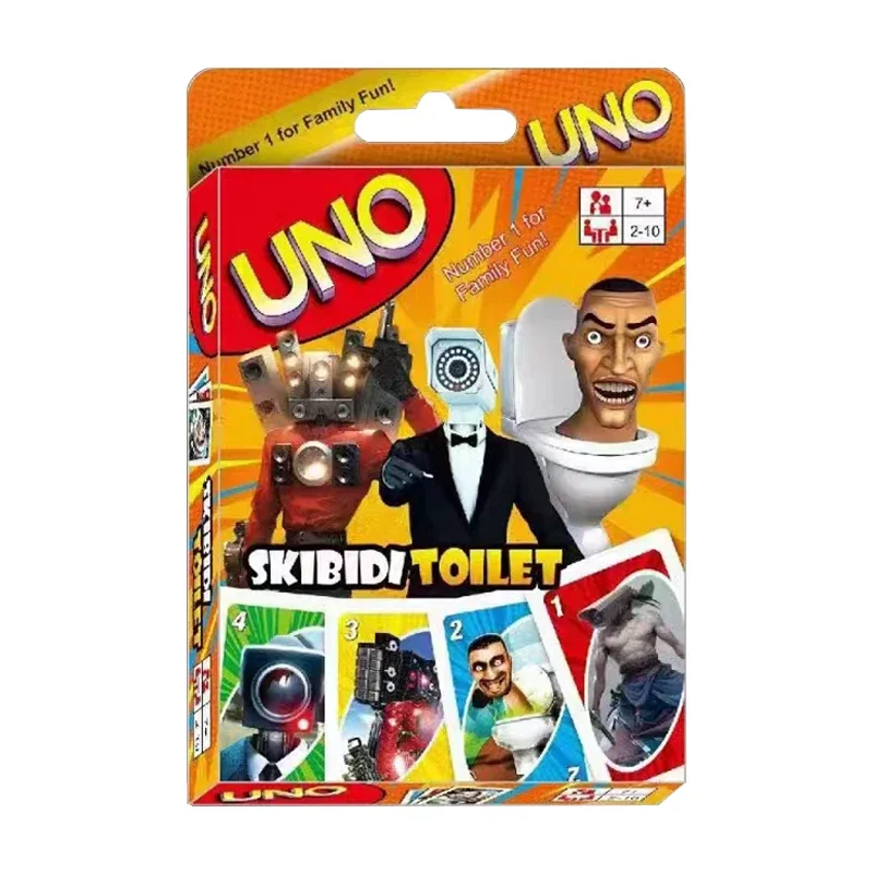 Mattel Games UNO Phase 10 Card Game for Family Night Featuring Tv Show Themed Graphics and a Special Rule for 2-10 Players