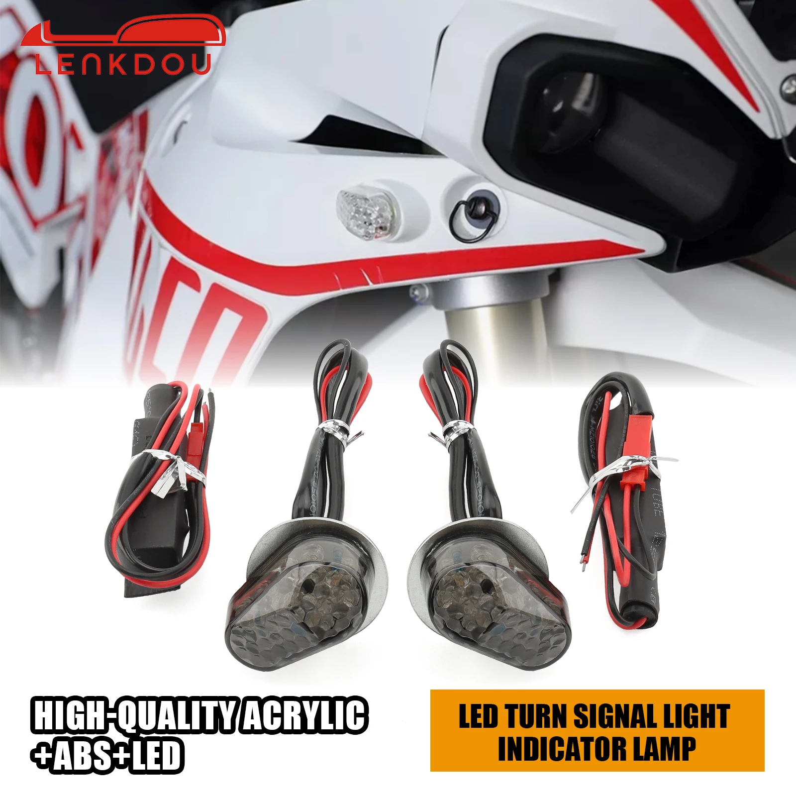 

Motorcycle LED Turn Signal Light Flashing Indicator Lamp For Yamaha YZF-R7 2021-2024 YZF-R1 YZF-R1M 2015-2024 YZF-R6 2017-2020