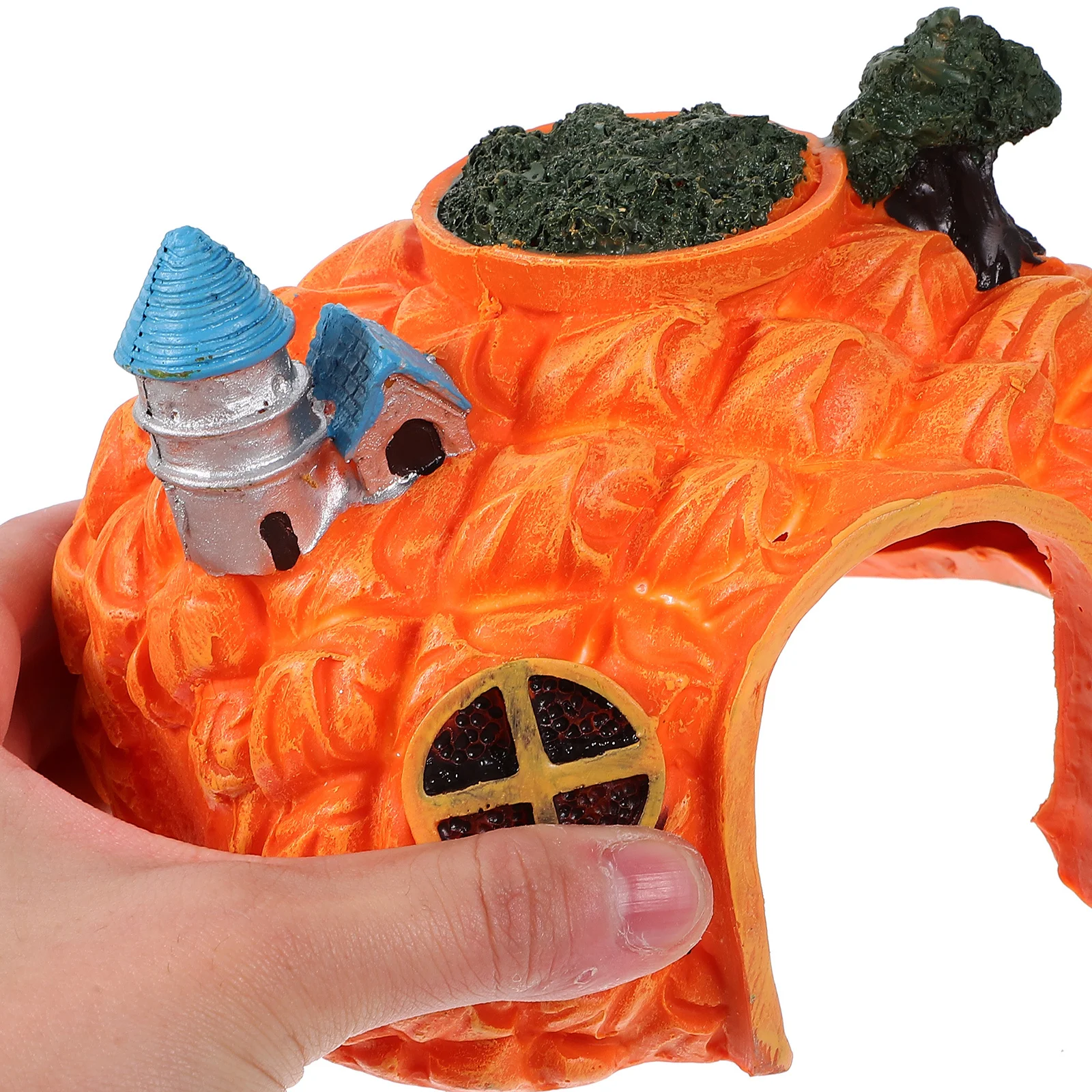 

Resin Pineapple Shaped Aquarium Decoration Fish Tank Ornament Resin Crafts Supplies Enhance Look Create Peaceful Atmosphere