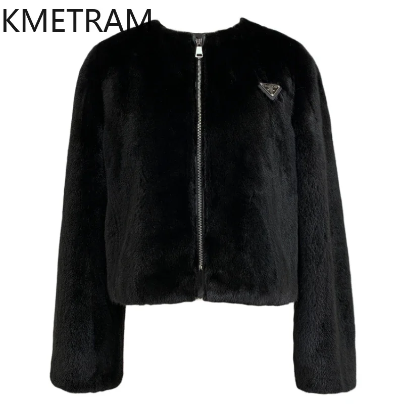 Natural Mink Fur Jacket Short Black Fur Coat Women High Quality Jackets for Winter 2024 Fashion Womans Clothing шуба женская