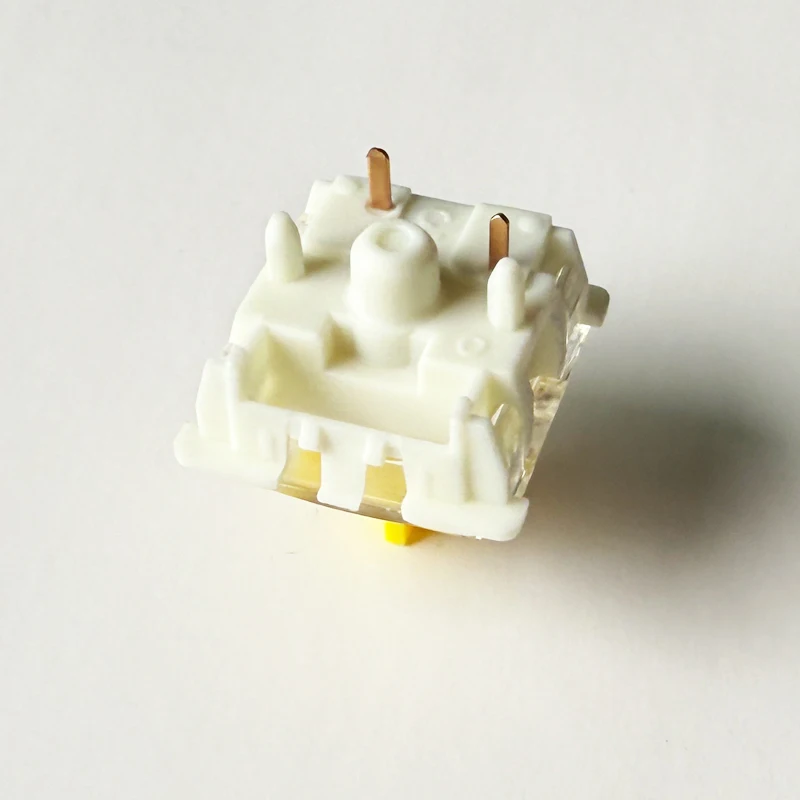 JYBMAK Gateron 3.0 Yellow Switch Pre-Lubricated 50gf Linear Tactile Mechanical Keyboard Switch for Gaming And Typing 5pin