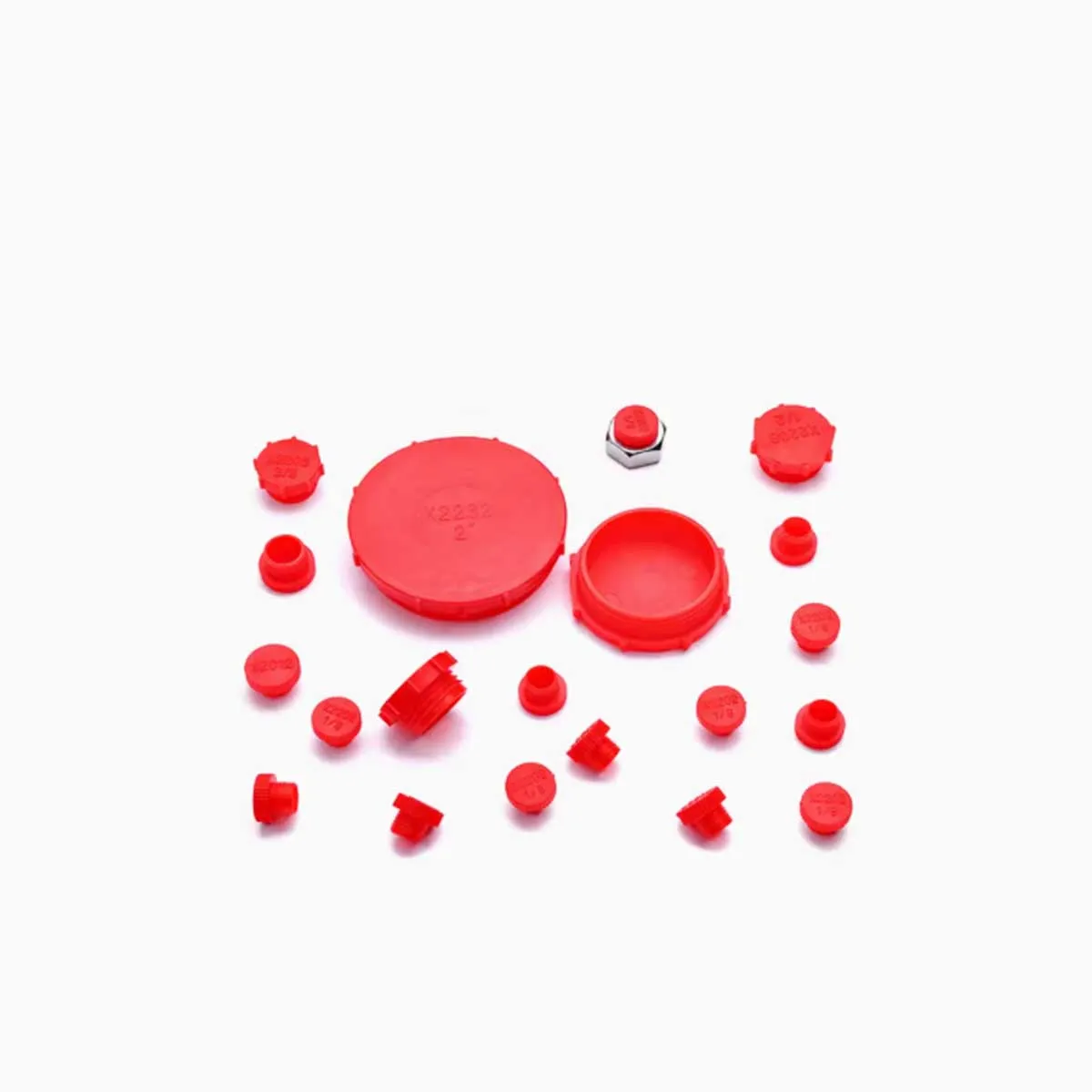 Plastic Threaded Plug/Cylinder Cylinder Round Steel Pipe Hole Plug Dust Cap Inner Nut Cover