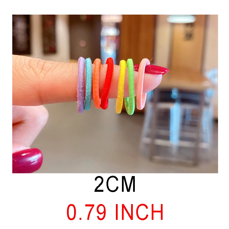 50Pcs 100PCS Pet Hair Ring Dog Ponytail Elastic Colourful Rubber Band Hair Accessories Headband Scrunchie Headdress For Small Ca