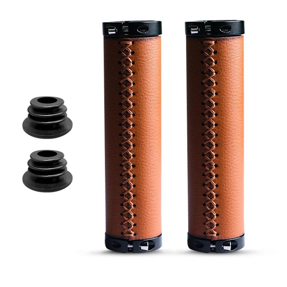 Bicycle Handle Bike Grip Cowhide Enduring Enduring Grip High Quality Grip Perfect Widespread Fit Secure Design