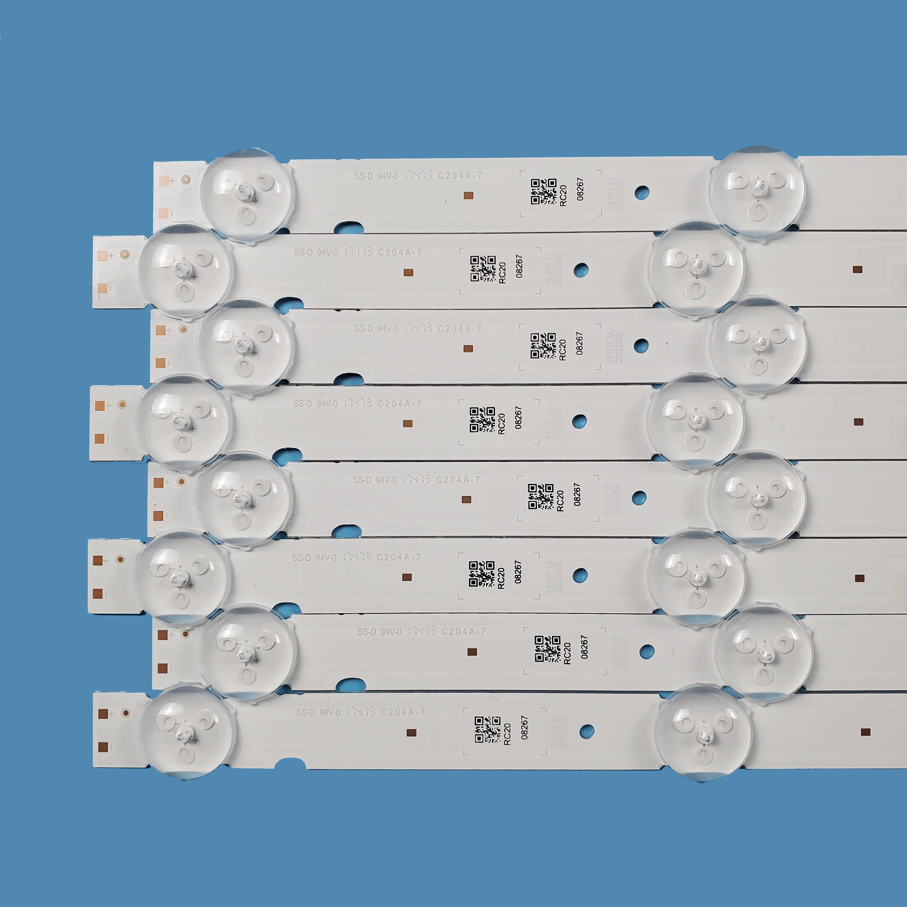 8pcs/set For Sony KDL-50W660F LCD TV Backlight Strip L3_PTT_M_E0_FAP_S5_1_RAV_1.0_LM-00541A