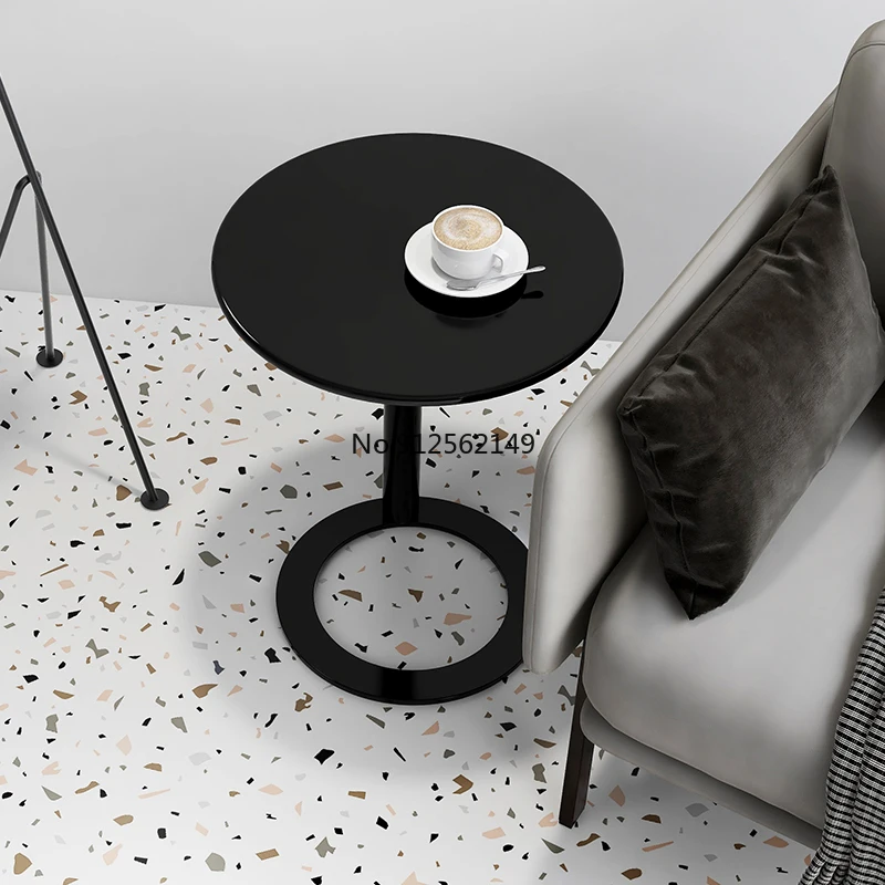 Nordic Wrought Iron Coffee Table Sofa Side Table Small Table Coffee Tables Bedside Table Service Table Living Room Furniture