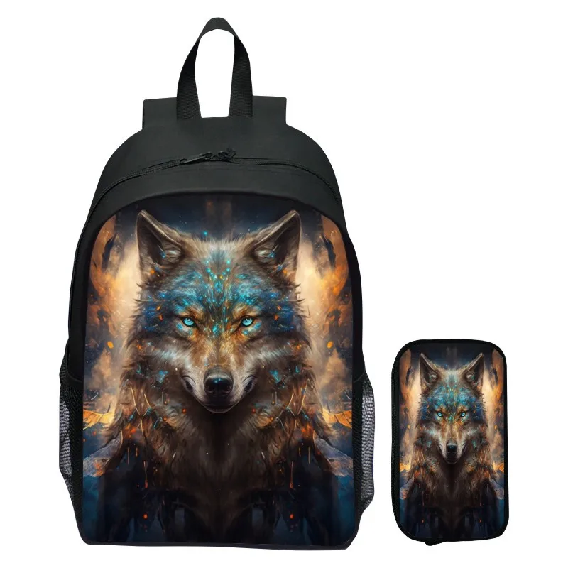 conjunto-de-mochila-infantil-personalizada-faca-voce-mesmo-lobo-magico-escola-primaria-mochila-de-jardim-de-infancia-estojo-de-lapis
