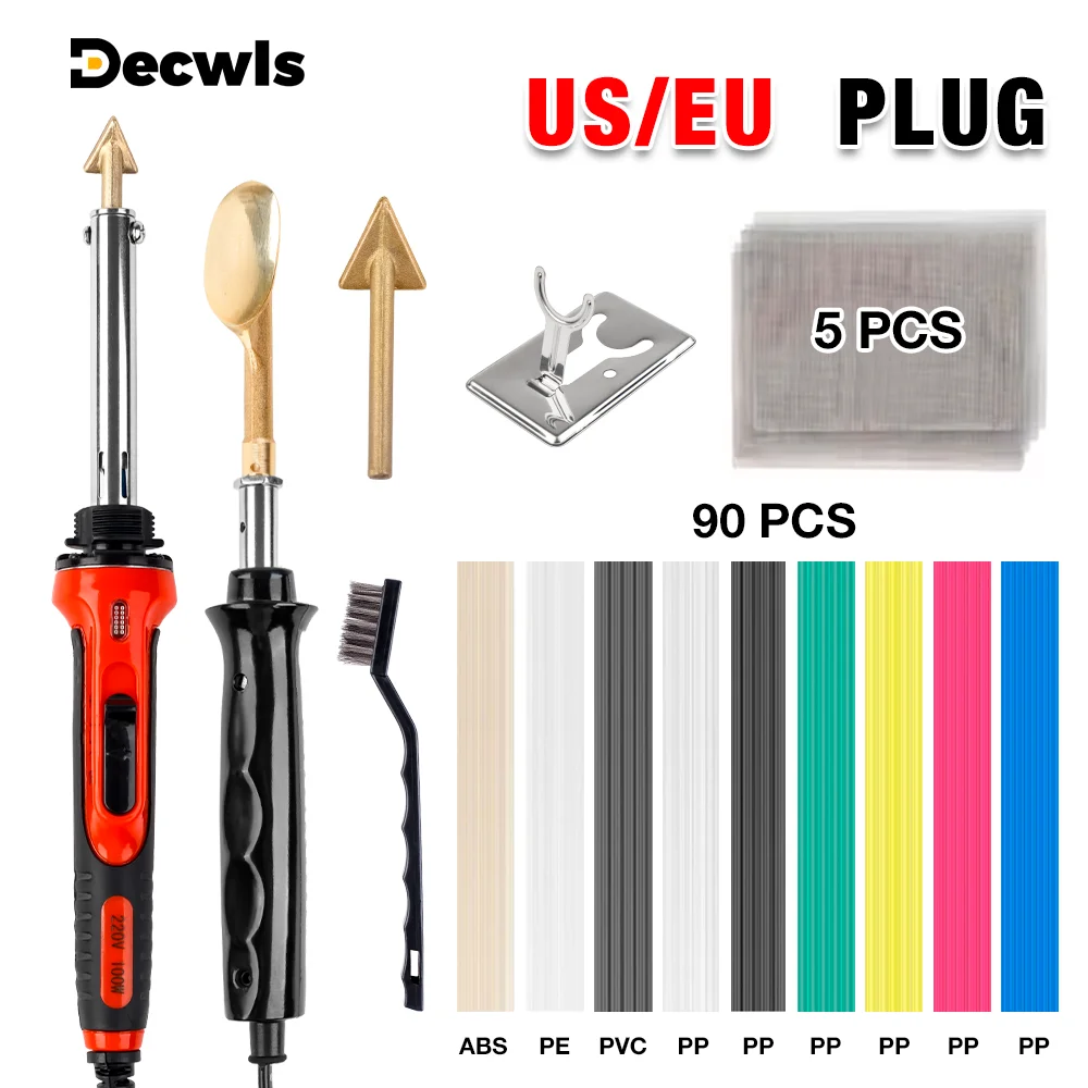 220V / 110V Home Leather Ironing Tool Crack Repair Smoothing Tool Repair Plastic Soldering Iron Car Bumper Welding Machine,Tools