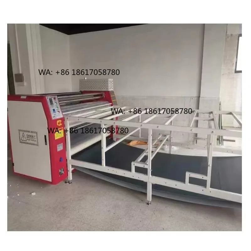 420mm 600mm Oil Heating Drum Roller Machine Heat Transfer Fabric Calandra Sublimation for Sportswear