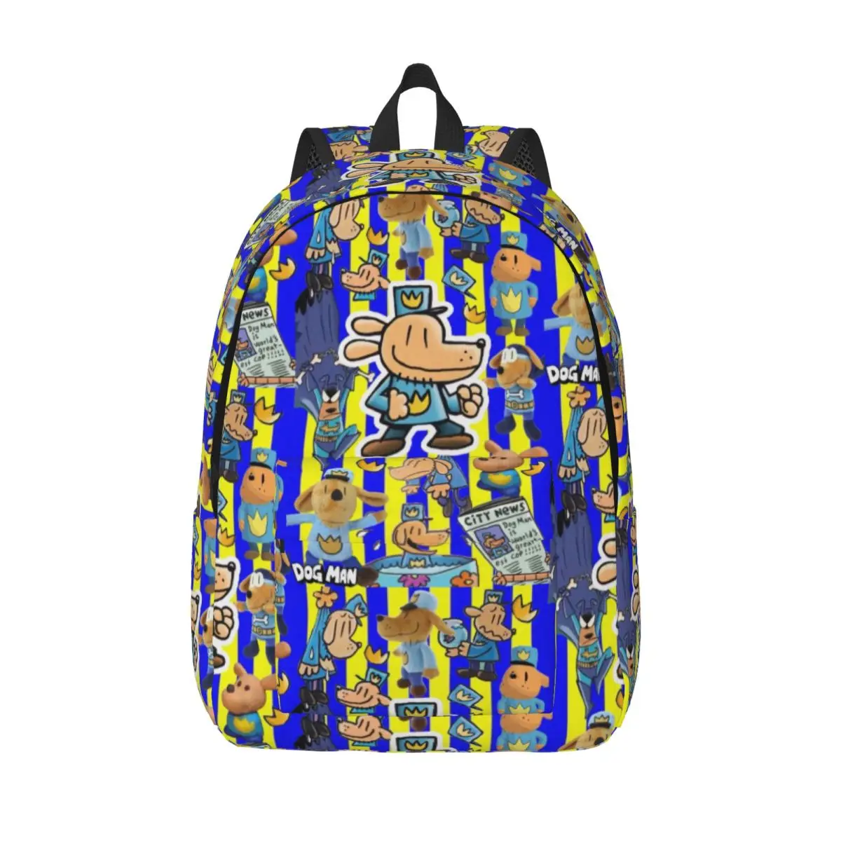 

Custom Dogs Man Movies Comic Travel Canvas Backpack Women Men School Laptop Bookbag College Student Daypack Bags