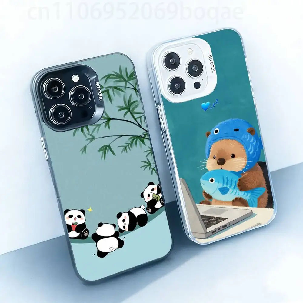 

Cute bay Animal Dog Pig White Shockproof Phone Case For iPhone 17,16,15,14,13,12,11,Pro,XS,Max,Plus,Mini,SE