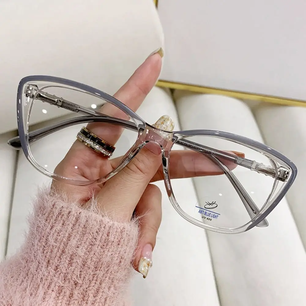 Transparent Brand Designer Women Men Eyeglasses Frames Fashion Computer Goggles Anti Blue Light Glasses Eyewear Flat Spectacle