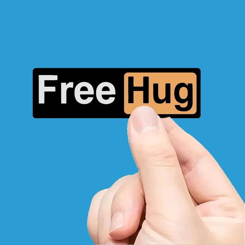 

Забавные наклейки — «Бесплатные объятия». Прочная модель, подходит для ноутбуков, багажа, скейтбордов и т.д.