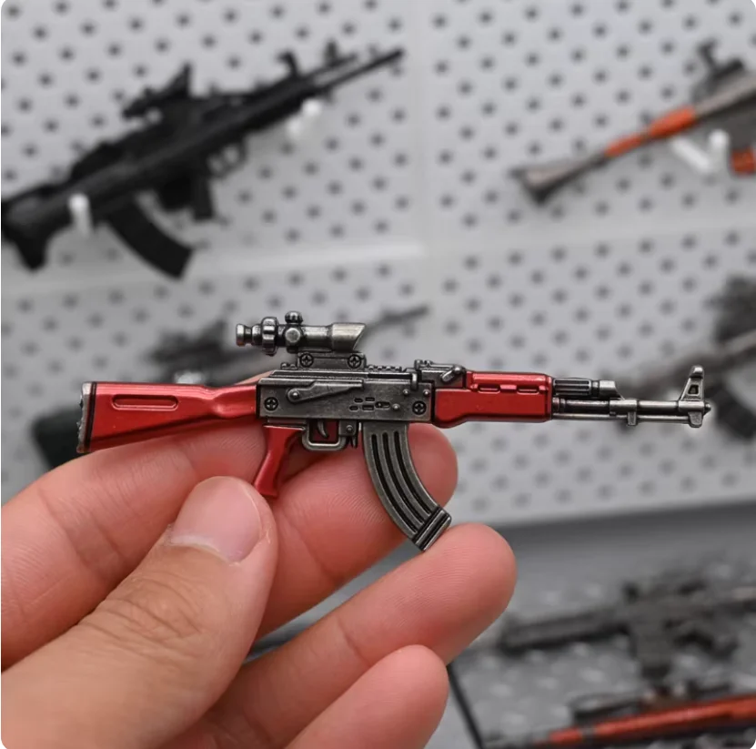 1/12 Soldier Toy P90 AK47 M4 M4A1 MP5 M762 Shotgun DIY Accessories Model Fit 6'' Action Figure Body In Stock view 5