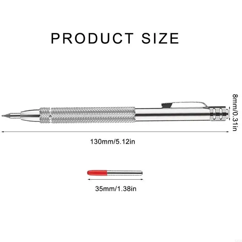 ปากกา Scriber กับทังสเตนคาร์ไบด์ปลายสำหรับการแกะสลักบนแก้วเซรามิกและโลหะ
