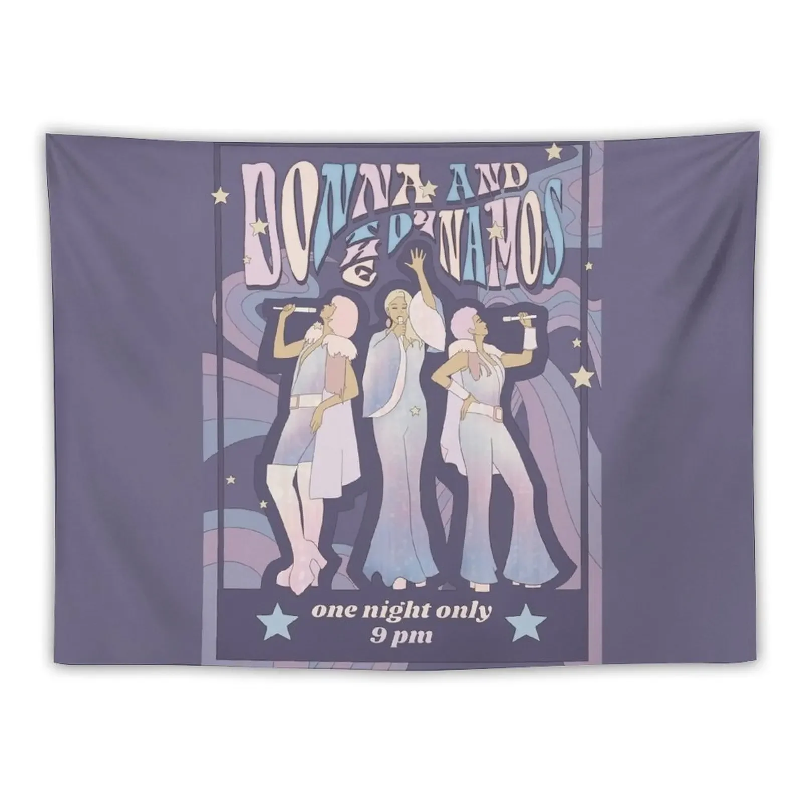 Donna and the Dynamos Concert Poster Tapestry Things To The Room House Decoration Cute Room Decor Bedroom Decor Tapestry