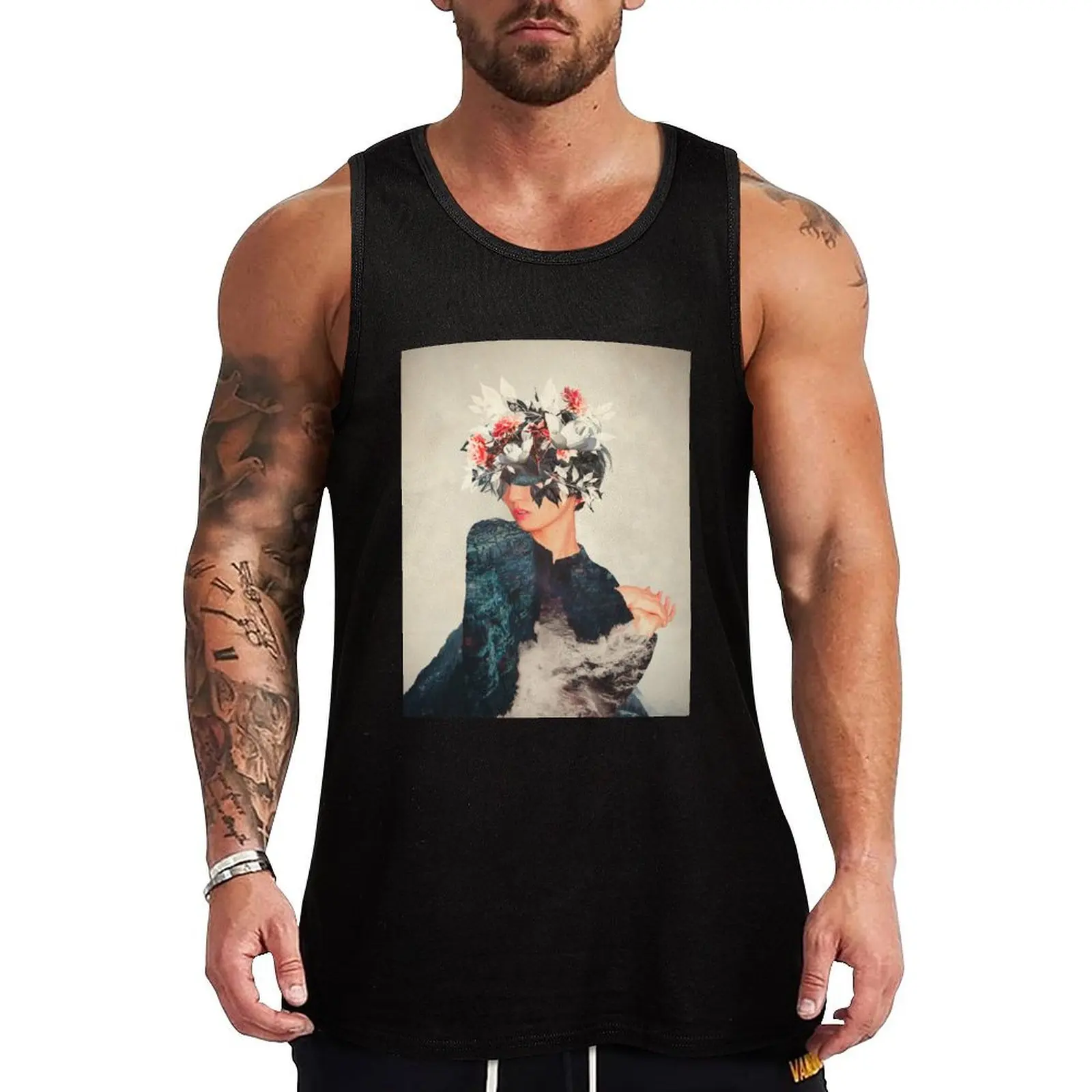 

Kumiko Tank Top fashion 2025 man anime top t-shirts for men gym accessories men