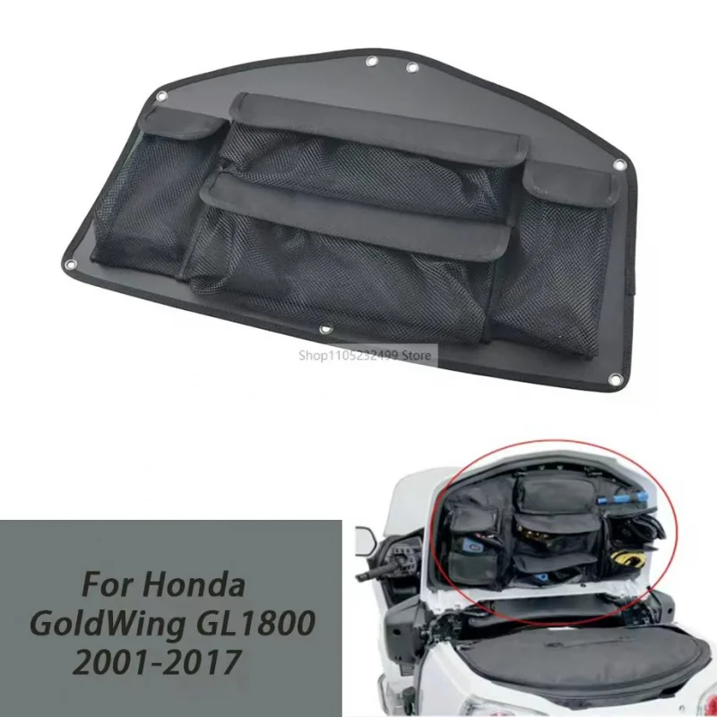 

For HONDA GOLD WING GL1800 Goldwing GL 1800 2001-2017 Motorcycle Trunk Lid Organizer Bag Tool Bags Case