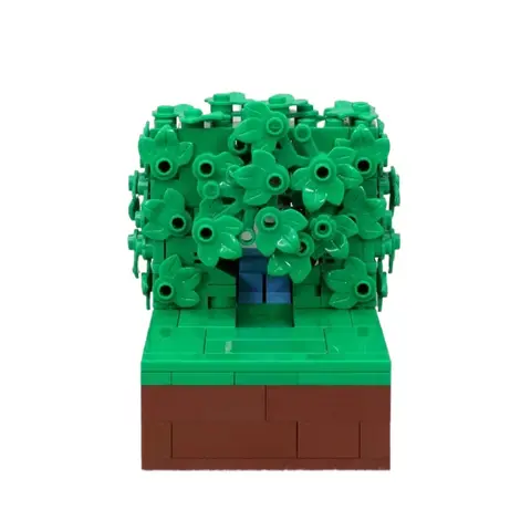 MOC 빌딩 블록 홈머 부시에 백킹 기술 벽돌 생일 크리스마스 휴일 DIY 선물 성인 장난감
