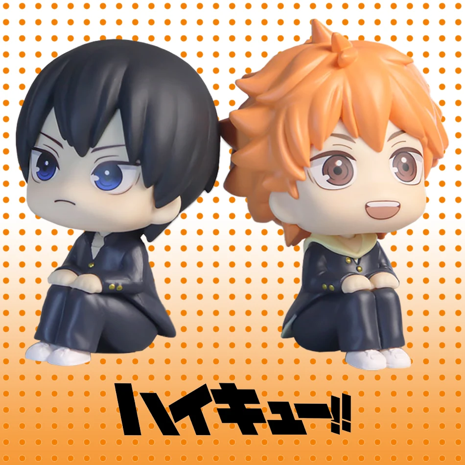 Anime Figures Haikyuu!! Shoyo Hinata Action Figures PVC Tobio Kageyama Toys for Children Collector Haikyu Model Birthday Gifts