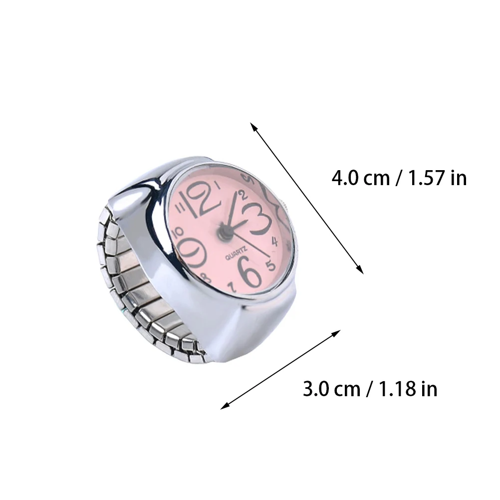 

2 Pcs The Ring Couple Watch for Girls Watches Christmas Women Pink Mini Women's