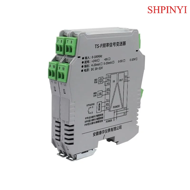 Ts-f Series Explosion-proof Frequency Isolator | 4-20ma/0-10v Output | Din 35mm Rail Mount | Industrial Automation For Hazardous