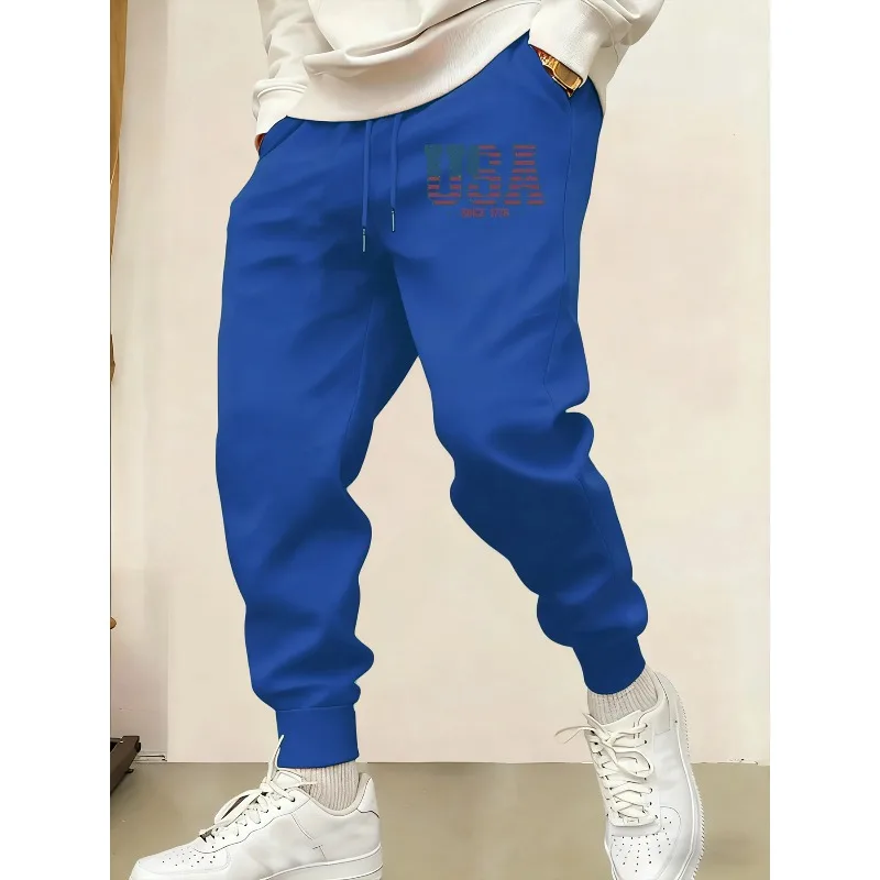 2025 New Style Letter Design Men's Autumn Sports Pants Long Pants Casual Style Long Pants