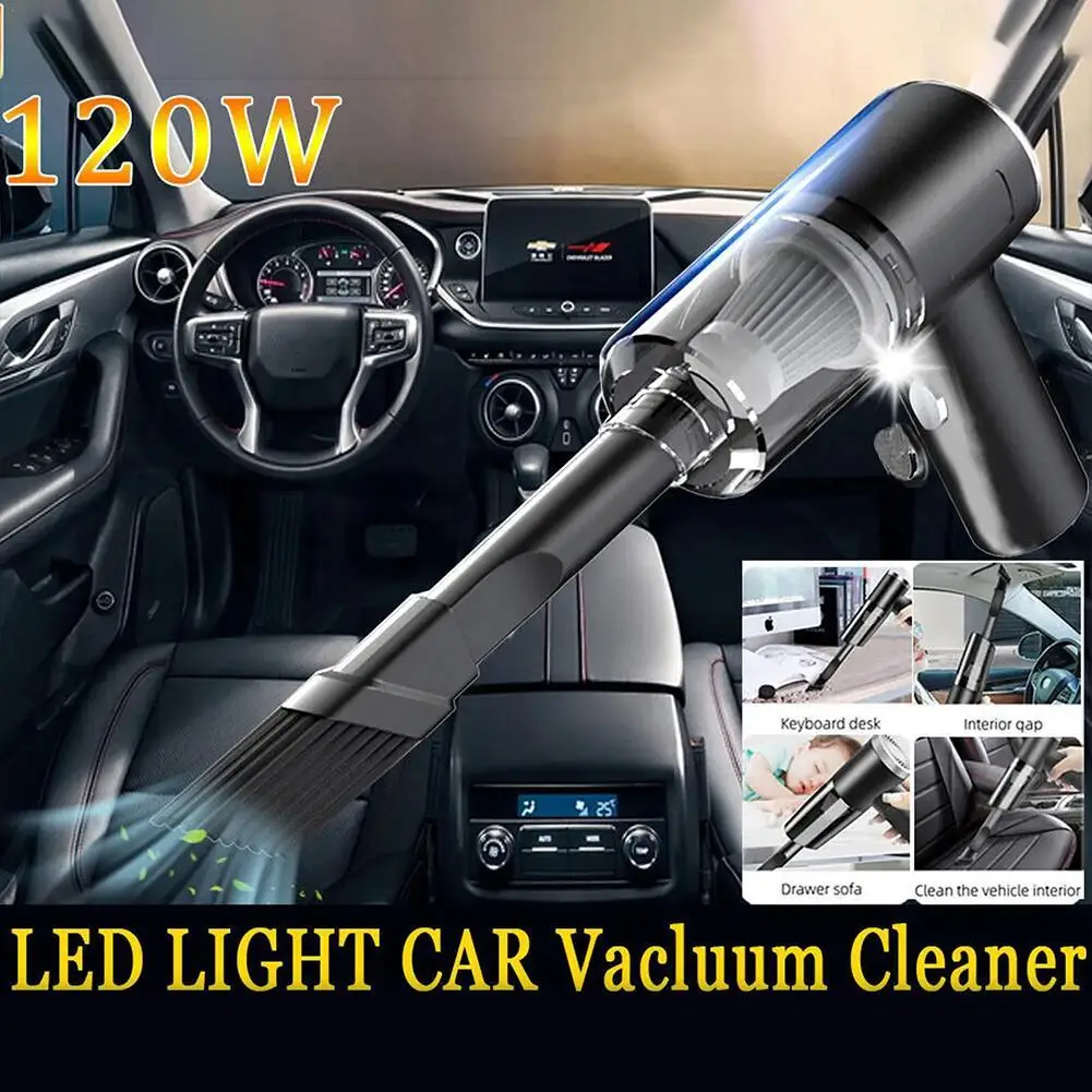 9000PA Car Vacuum Cleaner 4 In 1High-Power Powerful Household Cleaning Vacuum Blowing Smart Vacuum Cleaner Wet And Dry Handheld