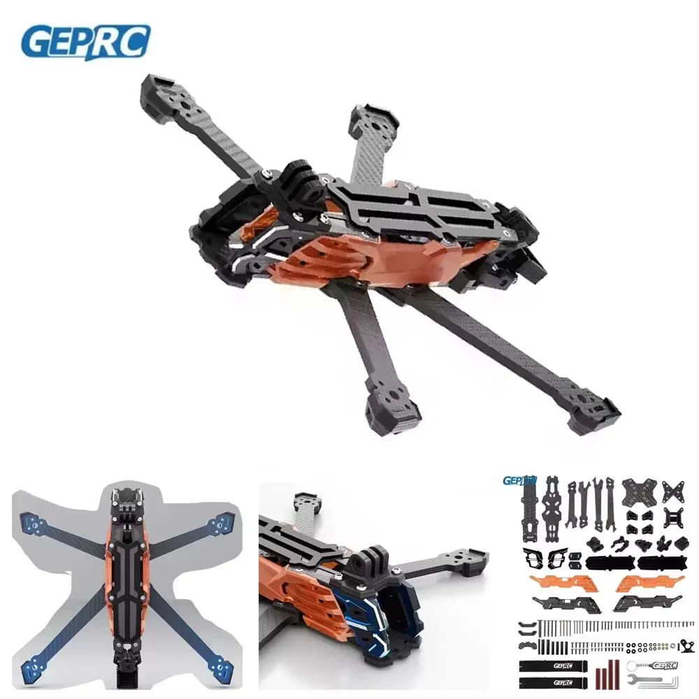 

GEPRC GEP-Vapor-D O4 Pro Frame 5 6-дюймовый дрон из углеродного волокна RC FPV Квадрокоптер Сменные аксессуары для вертолета RC