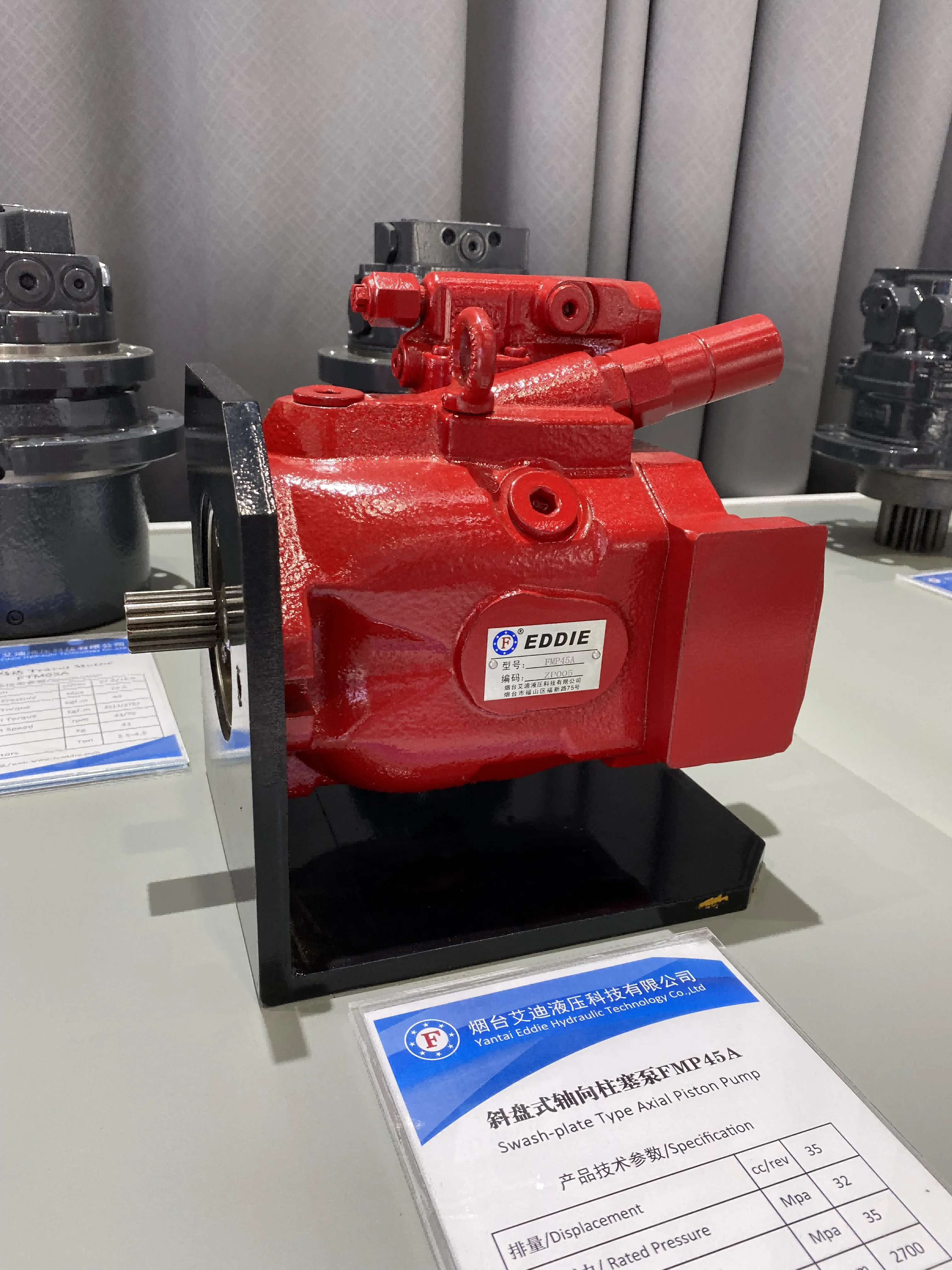 FMP72APS EDDIE Hydraulic Pump for 5~6.5Ton Excavator Main Pump in Machinery Repair Shops