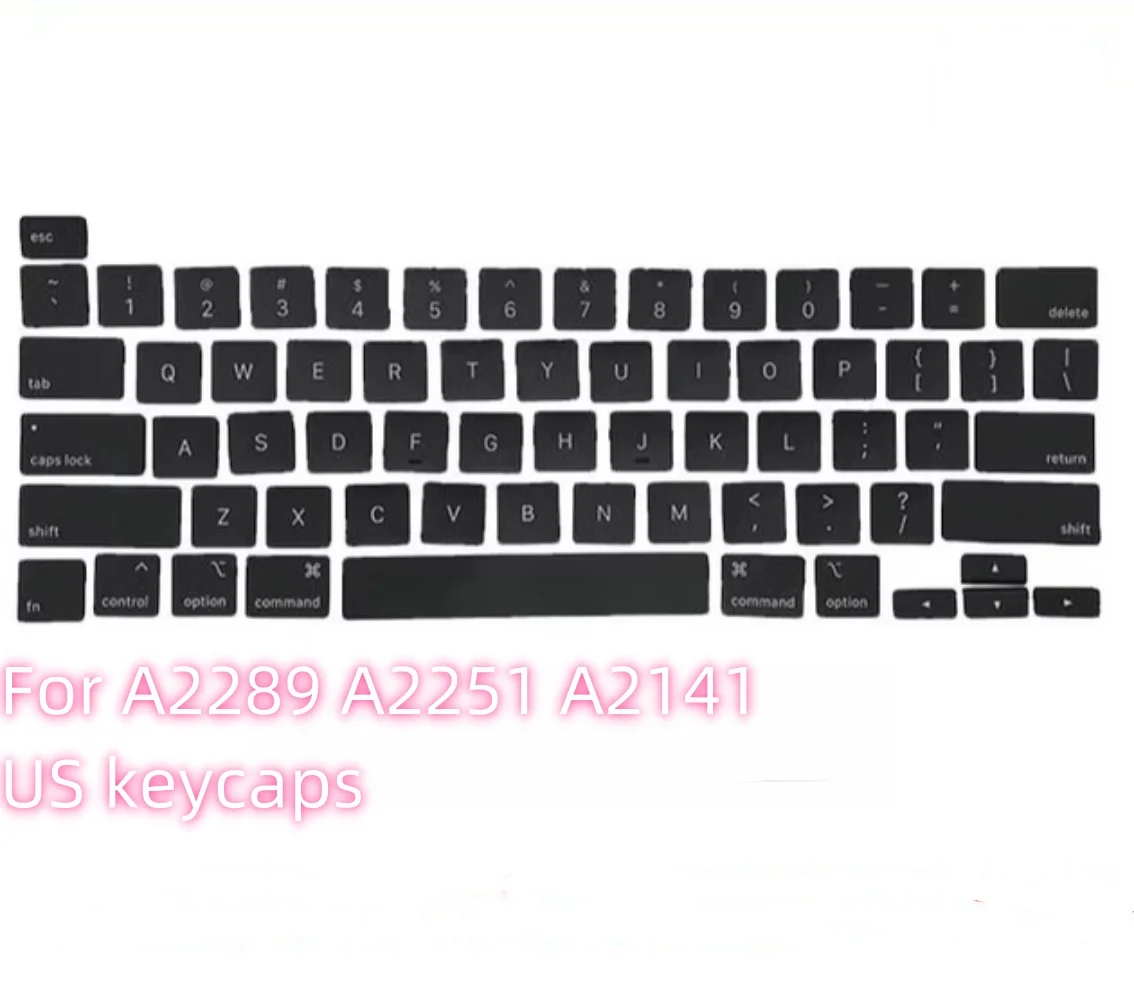 New Laptop A2141 A2289 A2251 Key Keycaps Keys Cap Keyboards Scissor Repair For Macbook Pro Retina 13