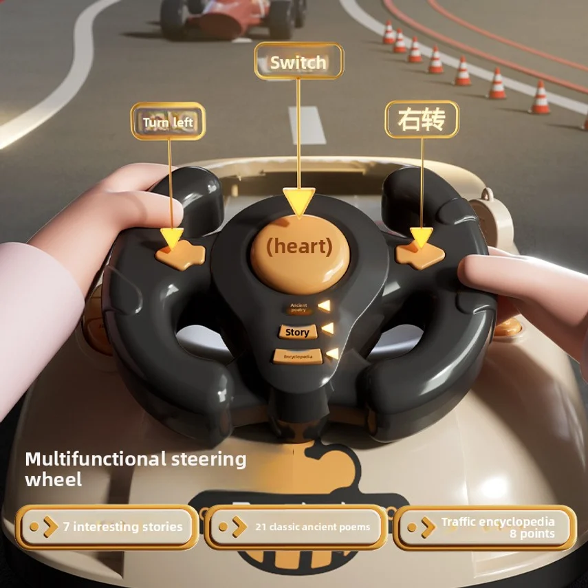 Cross-border Children's Racing Adventure Simulation Driving Game Console Educational Desktop Toy For Boys And Girls