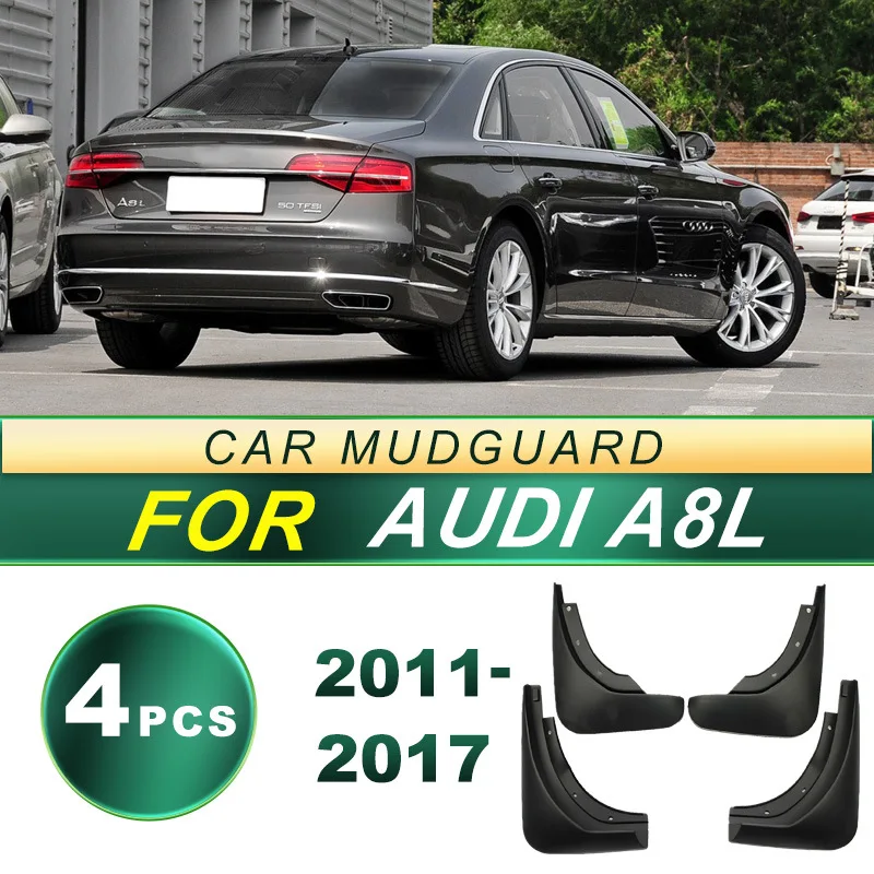 

Suitable for 2007-2023 Audi A8L car anti splash soft rubber mudguard and mudguard modification accessories