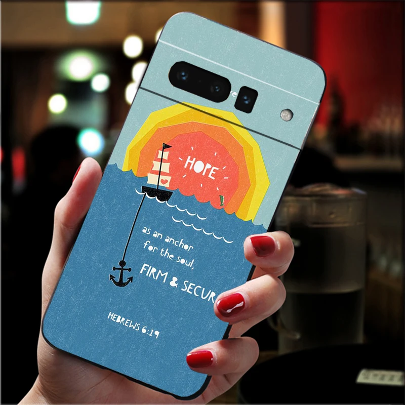 

Christian Bible Verses Phone Case For Google Pixel 10 9 Pro XL 9A 8 7 6 Pro Pixel 8A 7A 6A Pixel 8 7 6 5