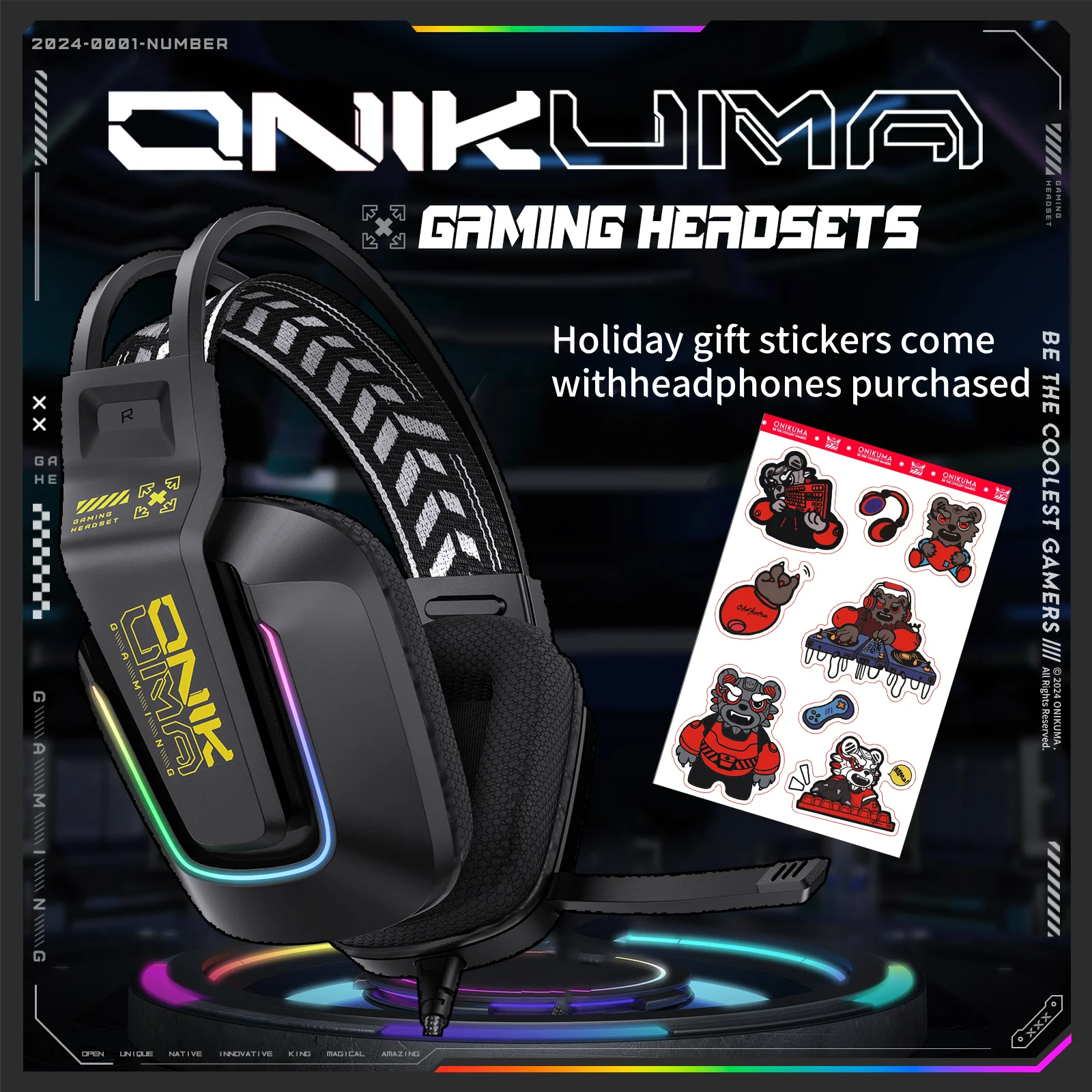 

Проводные наушники-вкладыши ONIKUMA — легкие, складные, портативные, стереобаса, кристально чистый микрофон, совместимые с Smar