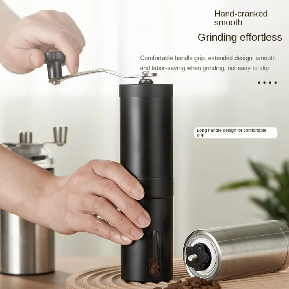 

핸드 크랭크 커피 머신, 수동 커피 콩 머신, 가정용 커피 밀, 스테인리스 스틸, 핸드메이드 커피