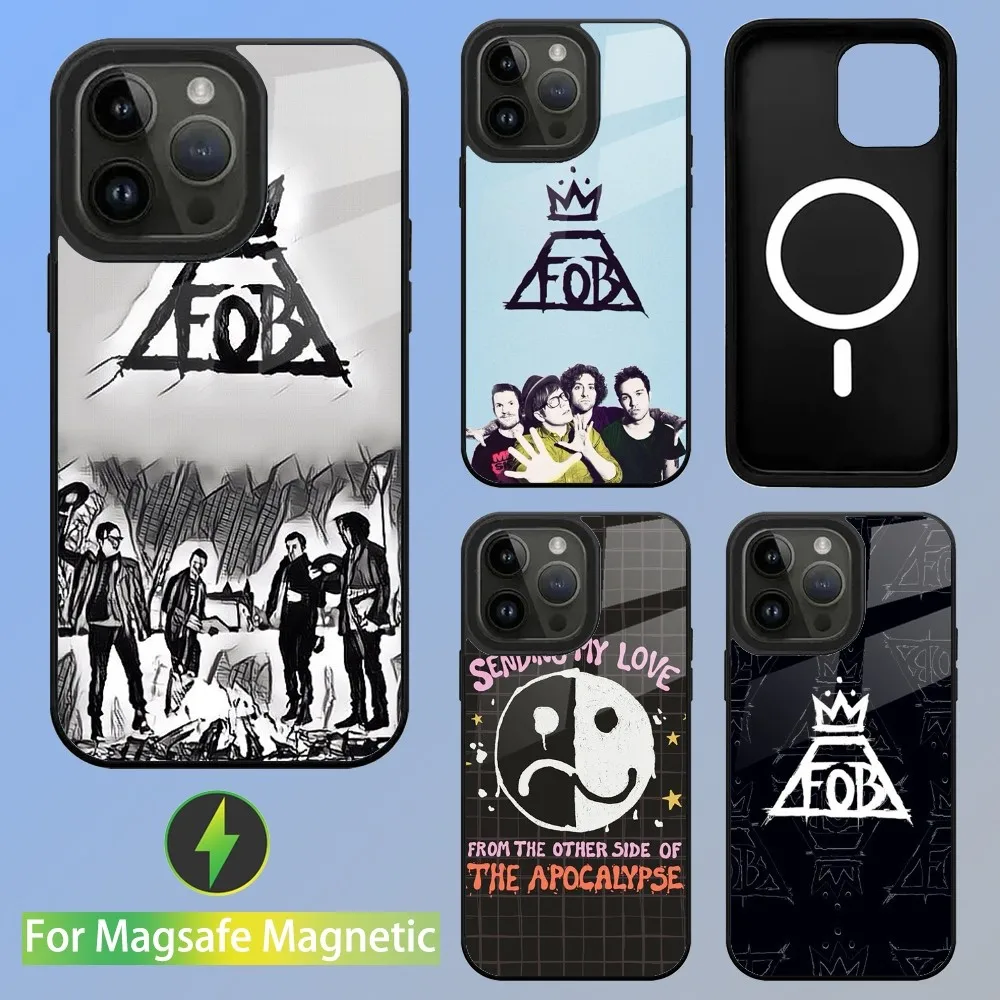 F-Fall Out B-Boy Band Phone Case For iPhone 15,14,13,12,11,Plus,Pro,Max Mini Magsafe Magnetic Wireless Charging