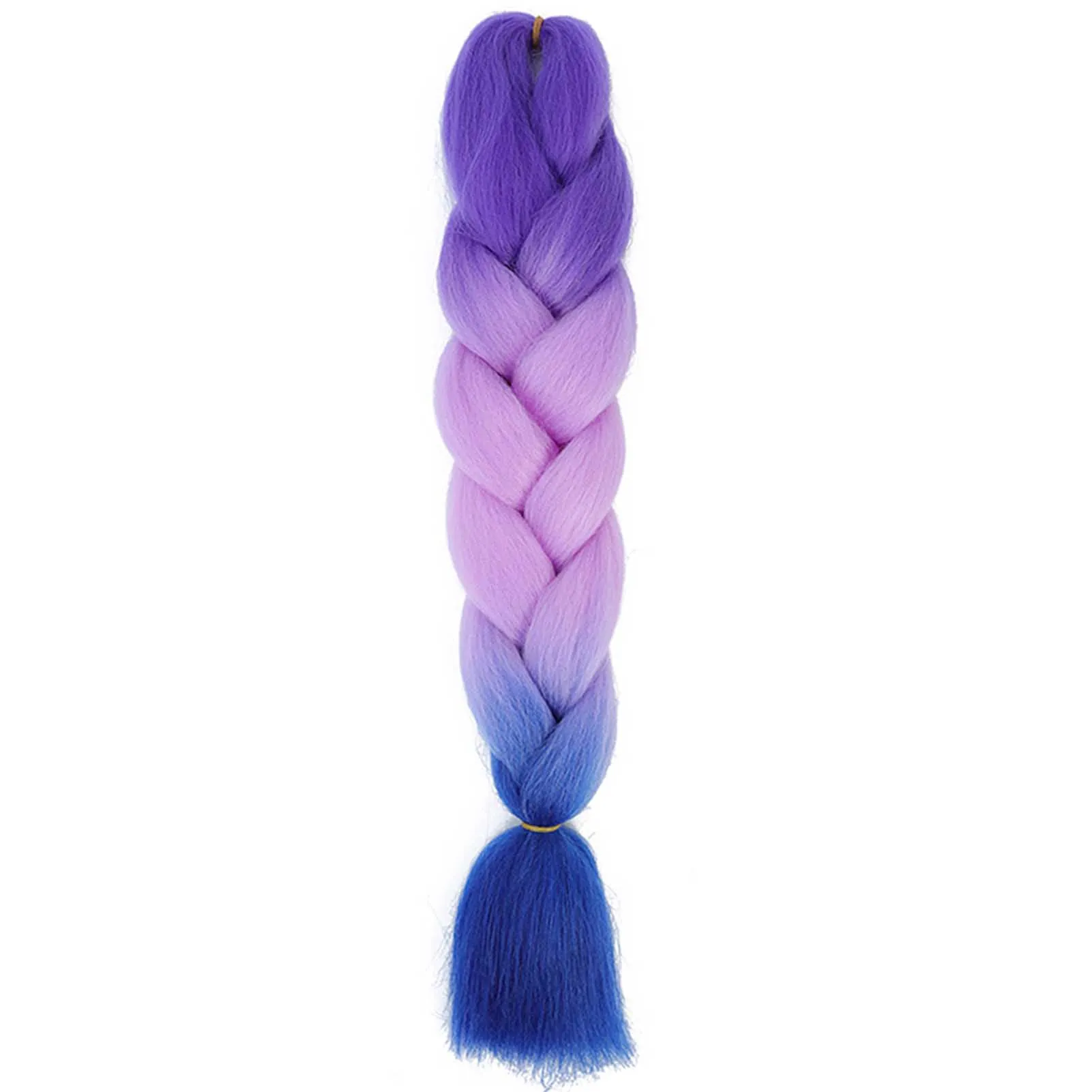Women's Dreadlock Ponytail African Braids Party Costume Accessories Colorful Synthetic Fiber Hair Extensions Long 24Inch