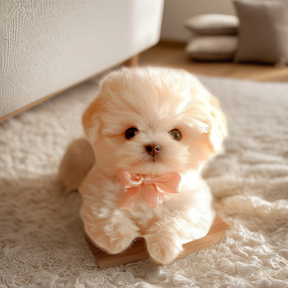 Electronic Robot Dog Interactive Plush Puppy Toy Acts Like A Real Puppy Cute Walking Dog Barking Tail Wagging for Kids Gifts